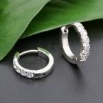 Hoops i titanium med Cz 12mm - Vejl. 399,-