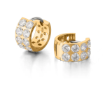 Hoops i forgyldt titanium med Cz 9mm - Vejl. 599,-