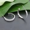 Hoops i titanium med Cz 20mm - Vejl. 449,-