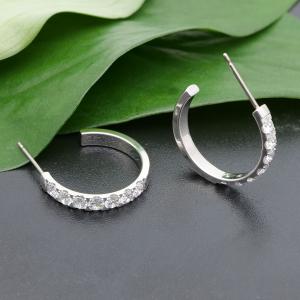 Hoops i titanium med Cz 20mm - Vejl. 449,-