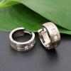Hoops i titanium med Cz 13mm - Vejl. 599,-