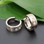 Hoops i titanium med Cz 13mm - Vejl. 599,-