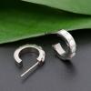 Hoops i titanium med opal 3x10mm - Vejl. 499,-