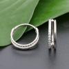 Hoops i titanium 1,2x12mm med Cz - Vejl. 549,-