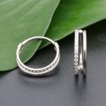 Hoops i titanium 1,2x12mm med Cz - Vejl. 549,-