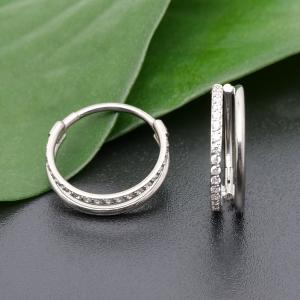 Hoops i titanium 1,2x12mm med Cz - Vejl. 549,-
