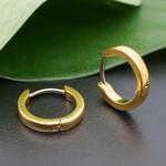 Hoops i forgyldt titanium  2,5x10mm - Vejl. 275,-