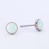 restikke i titanium 6mm m/opal - Vejl. 249,-