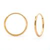 Hoops i forgyldt titanium 8mm - Vejl. 199,-