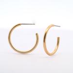 Hoops i forgyldt titanium 2x25mm - Vejl. 249,-