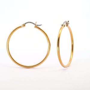 Hoops i forgyldt titanium 2x35mm - Vejl. 275,-